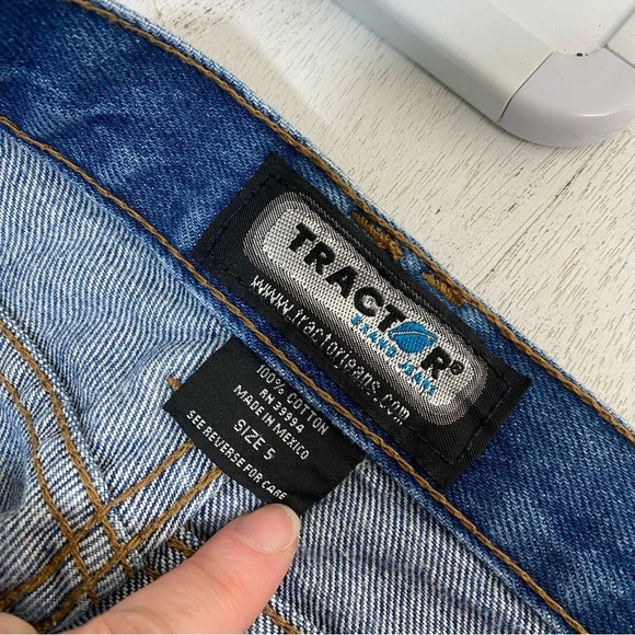 VTG Y2K Flare Cargo Low Rise Jeans Tractor Small Wide Leg 2/4 - Picture 5 of 8